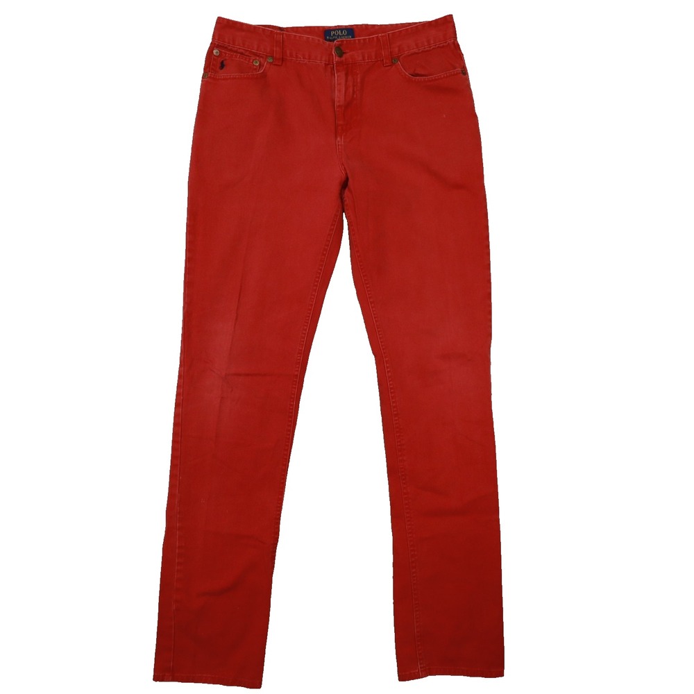 Polo Ralph Lauren Red 5 Pocket Pants Boy's size 20 Preppy Classic School
